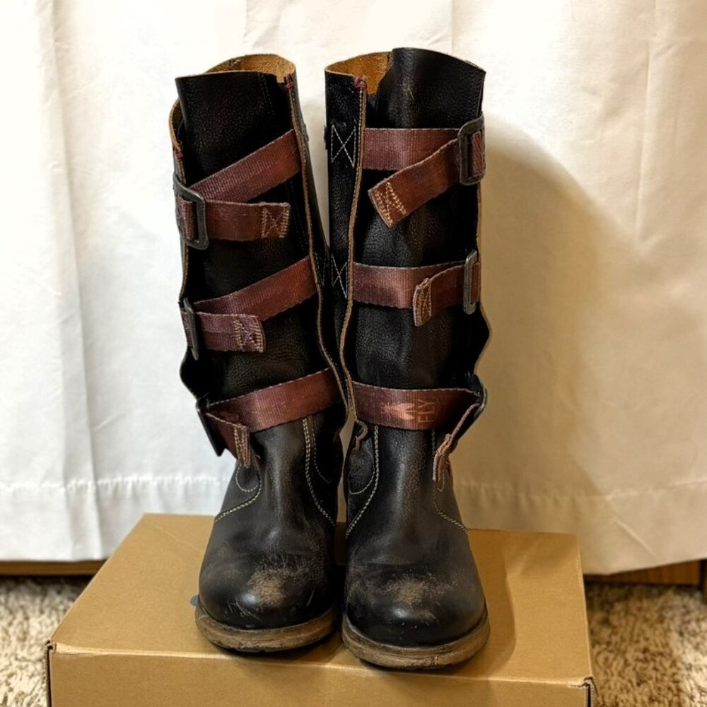 Fly London Stif Istanbul 3 Buckle Boot - sz 40 / 9 - Picture 3 of 11